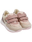 Розовые кроссовки с шерстяной отделкой - 2104509380927