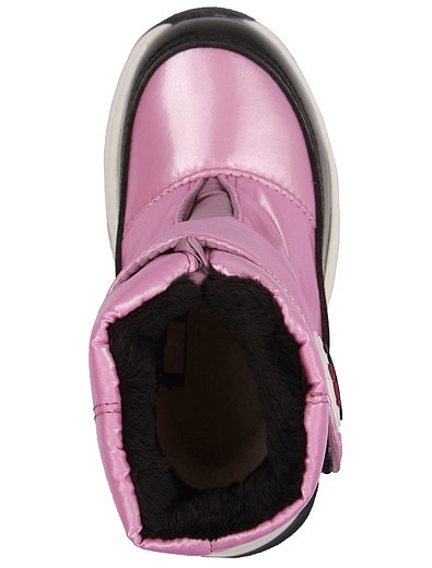 Розовые дутые ботинки Jog Dog - 2034509183689 - Фото 4