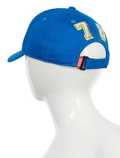 Синяя кепка с логотипом Diesel - 1184519370362 - Фото 3