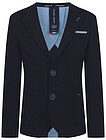 Трикотажный приталенный пиджак - 1334519180014