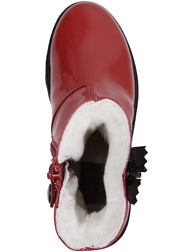 Красные лакированные ботинки RONDINELLA - 2031309980012 - Фото 4