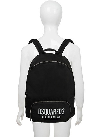 чёрный Рюкзак с логотипом Dsquared2 - 1504528280375 - Фото 2