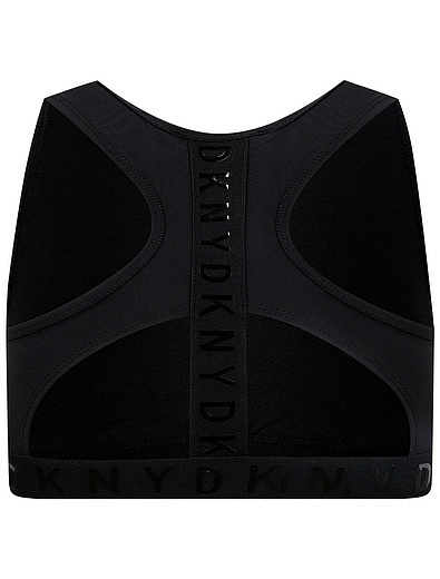 черный Топ с логотипом DKNY - 0514509270654 - Фото 6