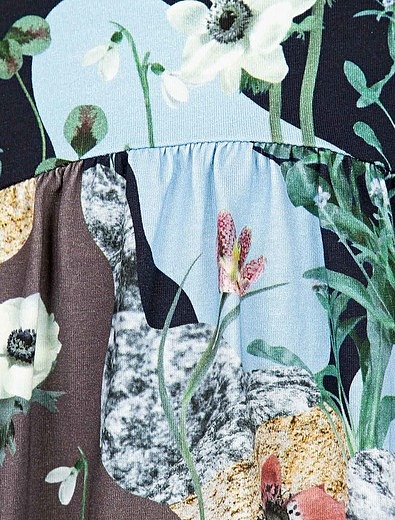 Платье с цветочным принтом MOLO - 1051409881065 - Фото 2
