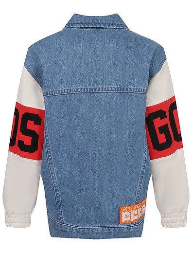 Комбинированная куртка GCDS mini - 1074529370974 - Фото 6
