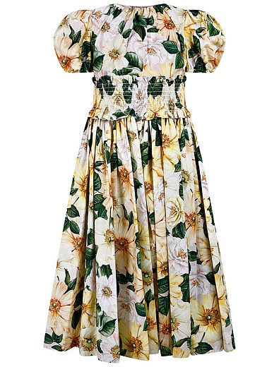 Длинное платье с цветочным принтом Dolce & Gabbana - 1054509175508 - Фото 1