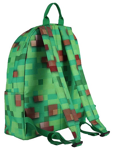 Зелёный Рюкзак Funny square с пикселями Upixel - 1504528080319 - Фото 5