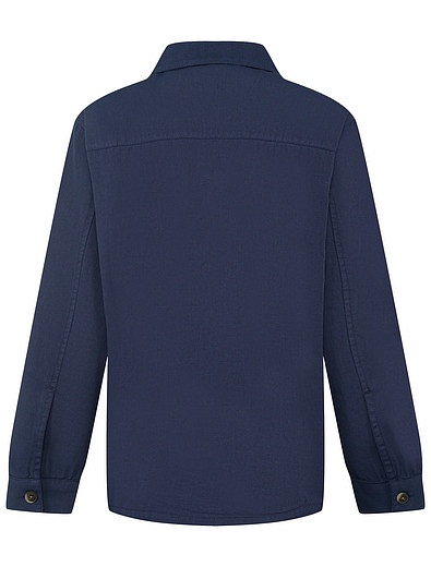 Синяя куртка-рубашка NUKUTAVAKE - 1074519371431 - Фото 2