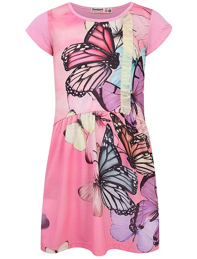 Платье с принтом "Бабочки" Desigual - 1052609870750 - Фото 1