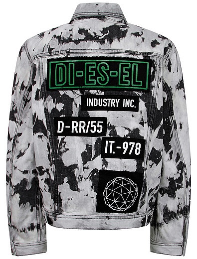 Джинсовая куртка с эффектом Тай-дай Diesel - 1074519170652 - Фото 4