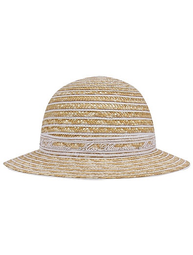 Соломенная шляпа с бантом Miss Blumarine - 1174509070204 - Фото 1
