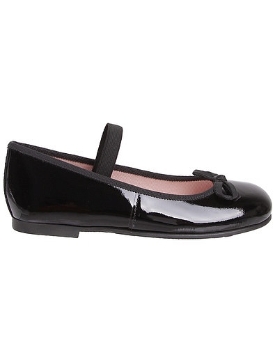 Черные лаковые туфли с бантиком PRETTY BALLERINAS - 2011109980054 - Фото 2