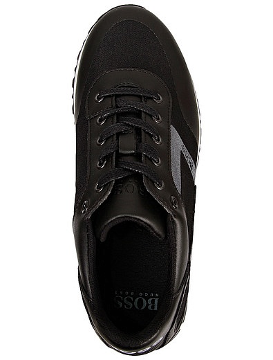 Чёрные кроссовки HUGO BOSS - 2104519181095 - Фото 4