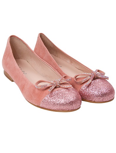 Розовые туфли с глиттером Oca-Loca - 2013408670254 - Фото 1