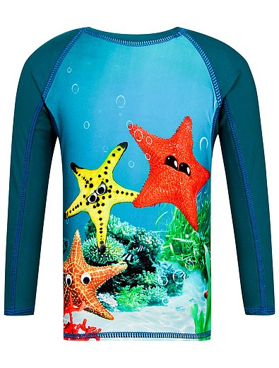 Солнцезащитная футболка с морскими звёздами MOLO - 4401419070121 - Фото 2