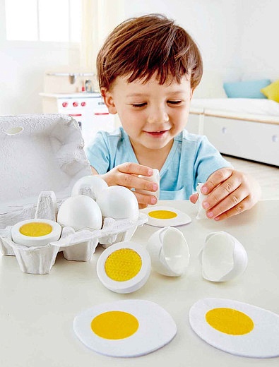 Игровой набор продуктов: Яйца Hape - 0664529270759 - Фото 2