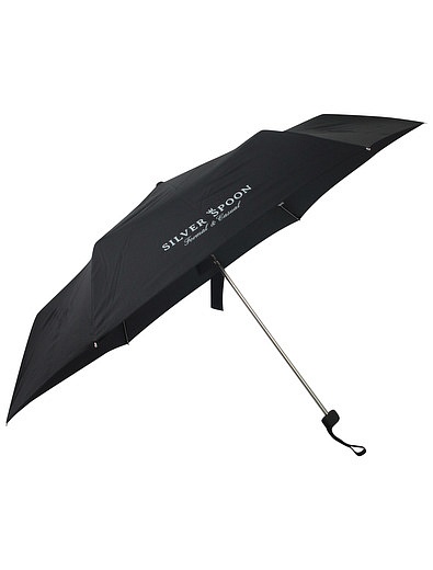 Чёрный зонт складной SILVER SPOON - 0864528270044 - Фото 2