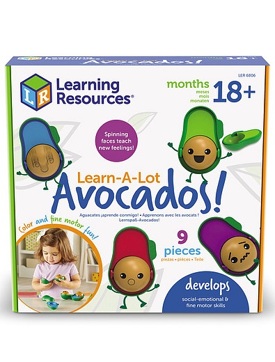 Развивающая игрушка "Эмоции с авокадо" Learning Resources - 0664529180171 - Фото 6