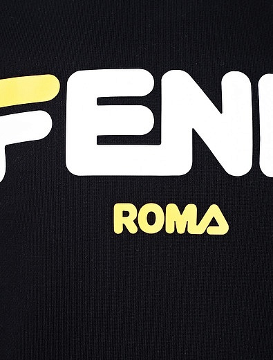 Свитшот с принтом логотипа Fendi - 0081119970101 - Фото 4