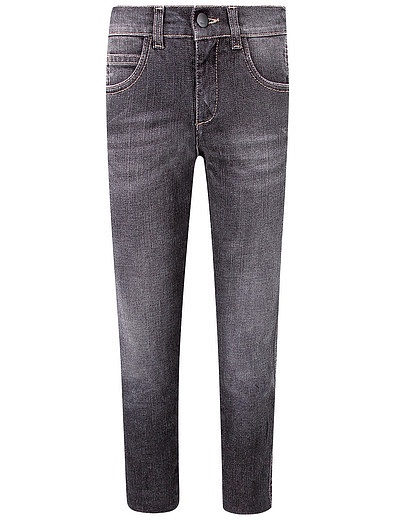 Чёрные джинсы с лампасами Fendi - 1161119980290 - Фото 1