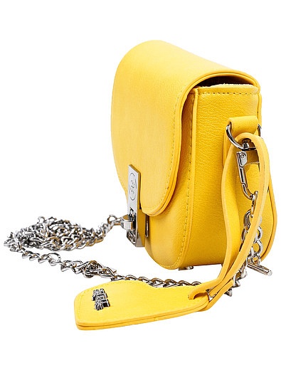 Ярко-желтая сумка с зеркалом ABEL & LULA - 1204508170442 - Фото 3