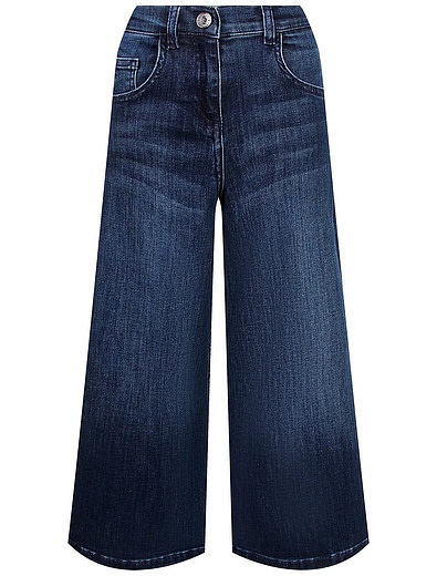 Синие джинсы клеш TWINSET - 1164509181024 - Фото 1
