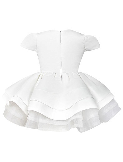 Белое платье с многослойной юбкой ENN`STORE - 1054500181928 - Фото 2