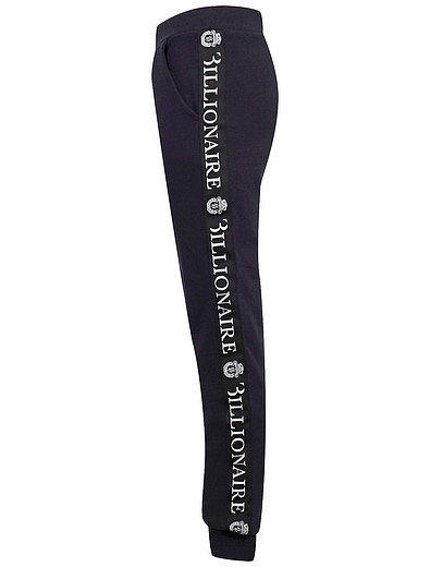 Спортивные брюки с логотипами сбоку BILLIONAIRE - 4241419070031 - Фото 2