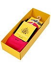 Набор разноцветных носков с принтом 3 шт - 1534509180424