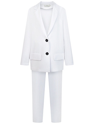 Белый оверсайз костюм ENN`STORE - 3024500170015 - Фото 1