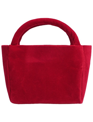 Красная бархатная сумка Balloon Chic - 1204508280448 - Фото 2