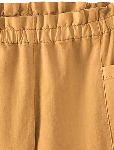 Оранжевые хлопковые брюки Bonpoint - 1084509182077 - Фото 3