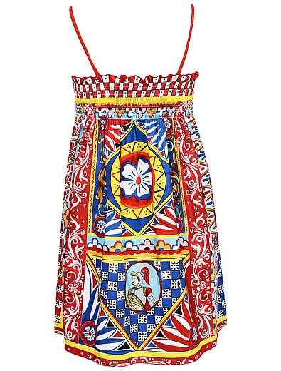 Сарафан с орнаментом Dolce & Gabbana - 1054609379738 - Фото 2