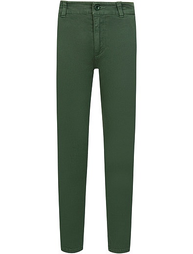 Зеленые хлопковые брюки Paul Smith Junior - 1082219880382 - Фото 1
