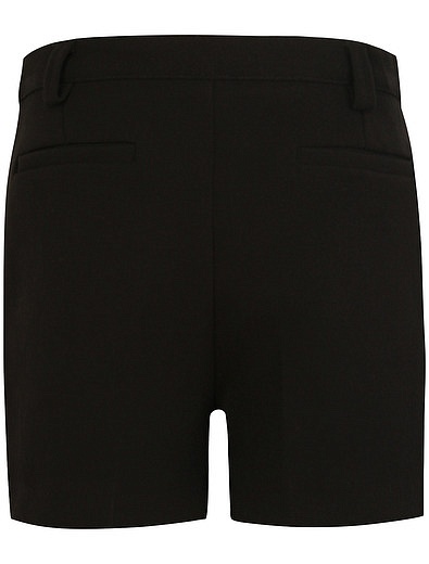 Черные классические короткие шорты Miss Blumarine - 1411109880483 - Фото 3