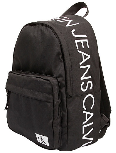 Черный рюкзак с логотипом CALVIN KLEIN JEANS - 1504528180859 - Фото 3