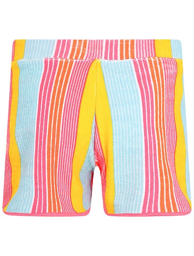 Разноцветные шорты с бахромой на карманах Billieblush - 1413809970044 - Фото 2