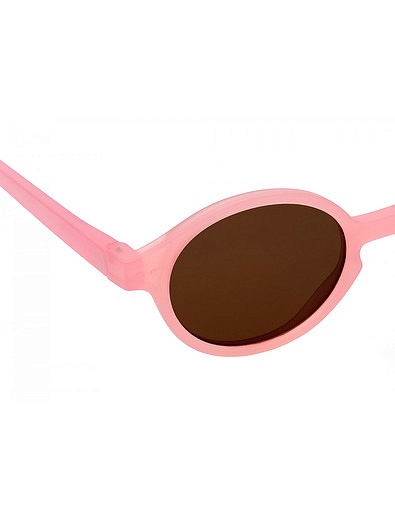 Очки солнцезащитные в круглой розовой оправе с чехлом в комплекте IZIPIZI - 5254528270352 - Фото 3