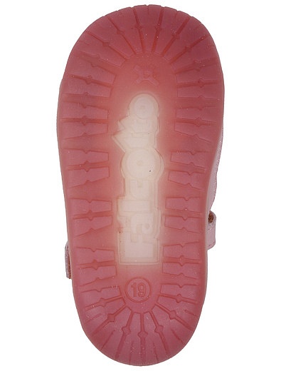 Розовые туфли из натуральной кожи Falcotto - 2012609970033 - Фото 5