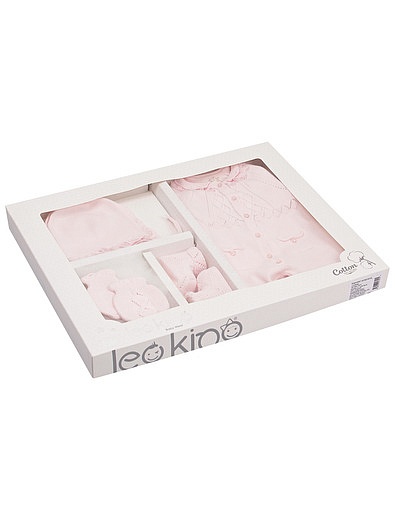 Розовый хлопковый Комплект из 5 изделий Leoking - 3054500270026 - Фото 8
