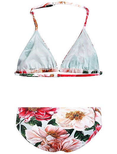 Раздельный купальник с цветочным принтом Dolce & Gabbana - 0884509170866 - Фото 2