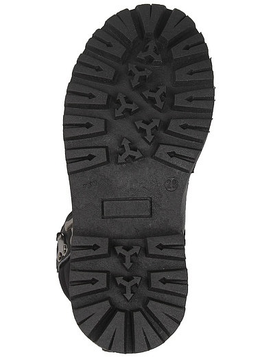 Черные ботинки-хайкеры из натуральной кожи JARRETT - 2031119980370 - Фото 5