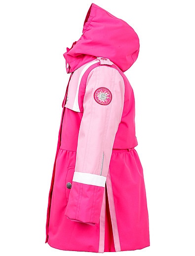 Розовое пальто трансформер с вышитым цветком POIVRE BLANC - 1124509270012 - Фото 2
