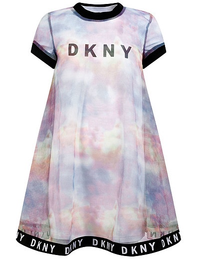 Платье с принтом тай-дай DKNY - 1054509175898 - Фото 1