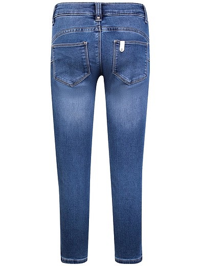 Синие джинсы зауженные Liu Jo Junior - 1161409870133 - Фото 3