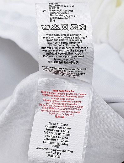 Двухслойная юбка с логотипом DKNY - 1044509171044 - Фото 4