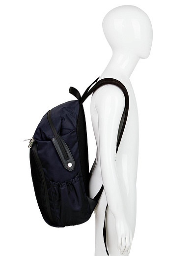 Рюкзак текстильный с нашивкой логотипа Fendi - 1501428970023 - Фото 2