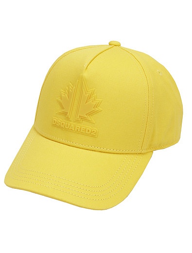 Жёлтая кепка с логотипом Dsquared2 - 1184528370049 - Фото 1