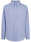 Голубая хлопковая рубашка - 1014519082128