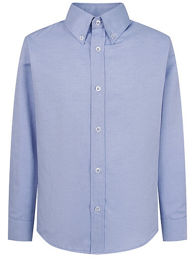 Голубая хлопковая рубашка Malip - 1014519082128 - Фото 1